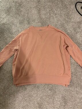 aerie Crewneck Sweatshirt in Dusty Rose